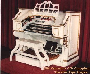 The Compton Theatre Pipe Organ Console