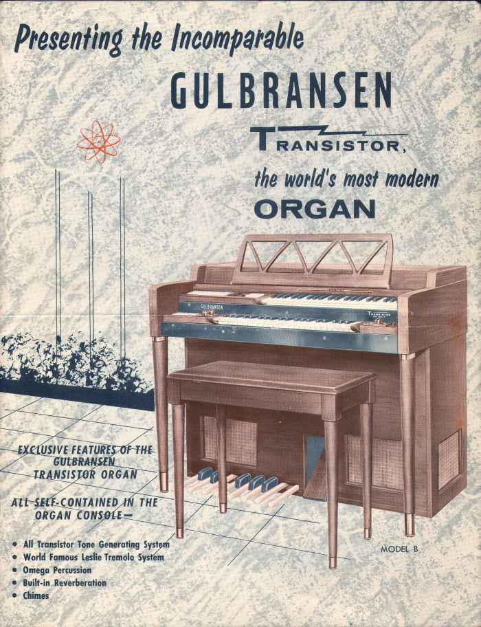 Gulbransen Theatrum Organ Manual