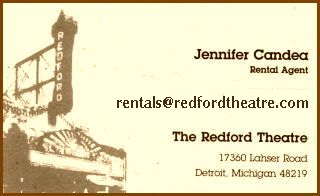 rental information card
