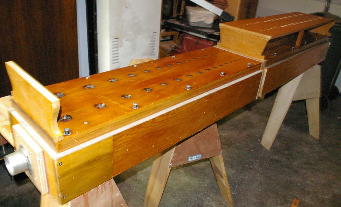 Oboe Horn chest rejoined to one chest