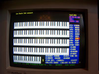 Click here to download a 2576 x 1932 JPG image showing the organ computer screen with the Trousdale Organ Control System loaded.