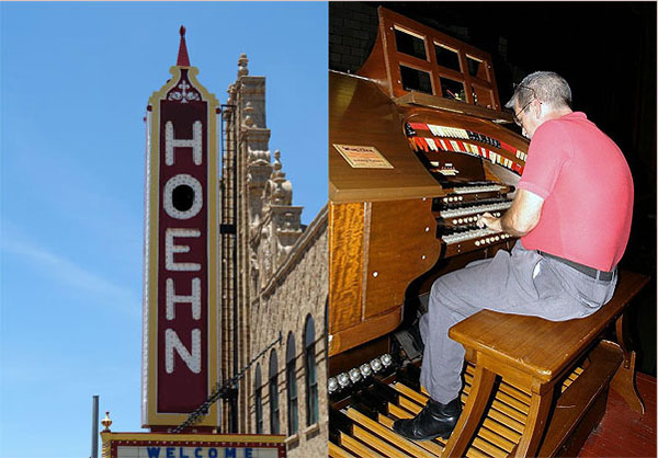 Click here to listen to Tom Hoehn playing the 3/10 Mighty WurliTzer Theatre Pipe Organ installed at the Palace Theatre in Marion, Ohio.