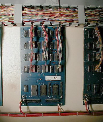 Uniflex driver boards in console Uniflex driver boards in console