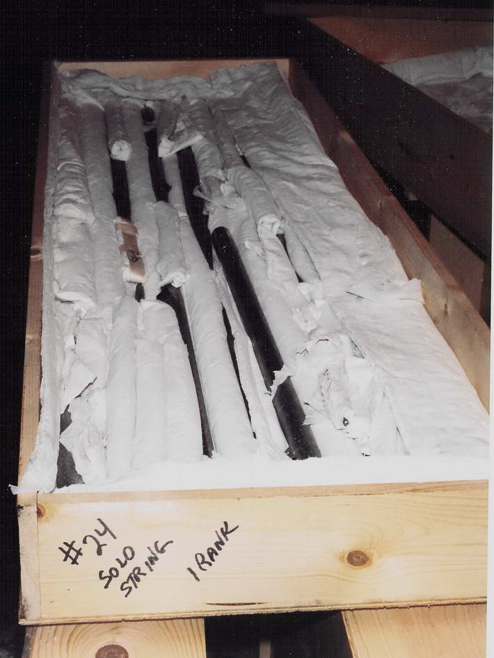 Typical Organ Pipe Box Typical Organ Pipe Box